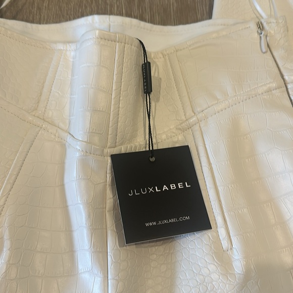 Brand new JLUXLABEL white leather pant - Picture 4 of 7